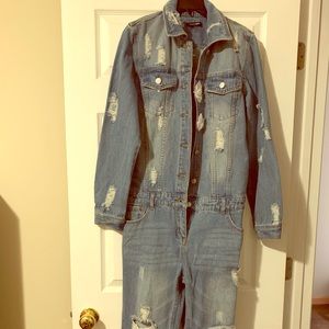 Denim jumpsuit
